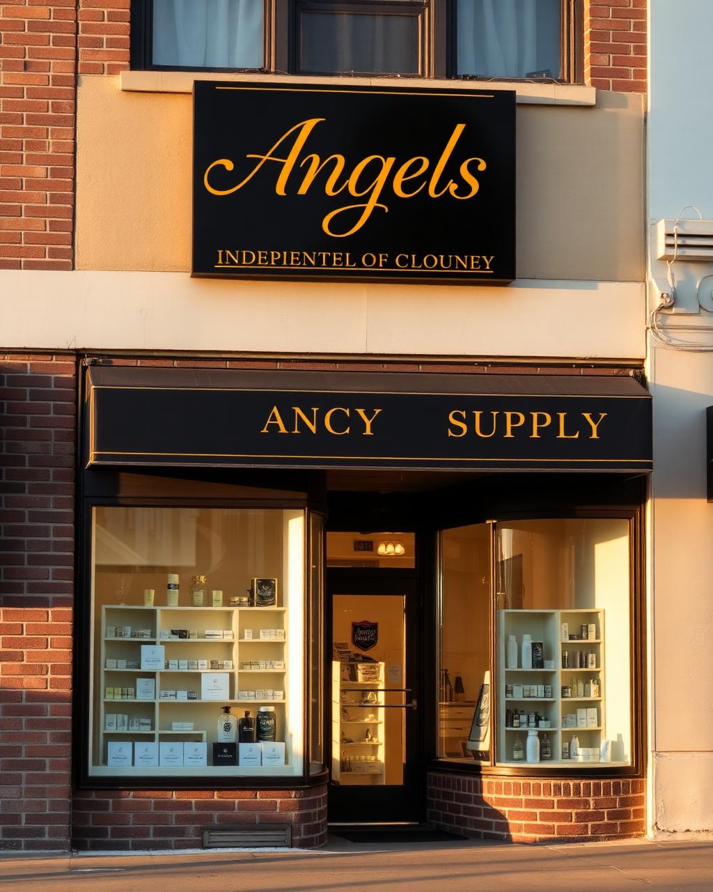 Exterior storefront of Angels Beauty Supply in the Twin Cities